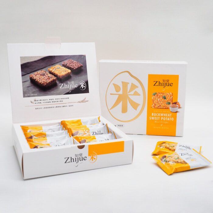 [免運] 知覺好禮相伴-脆米餅2盒+食光帆布袋1入