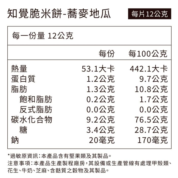 知覺脆米餅分享包(27入/袋)
